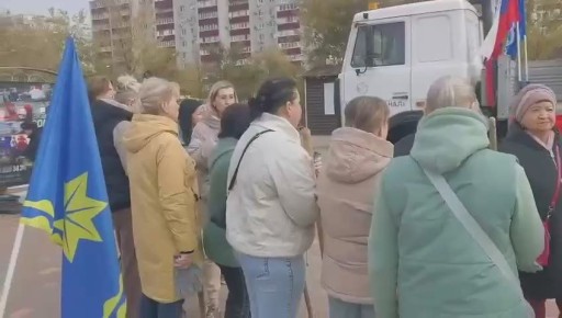 Выступление агитбригады в парке «Новый город»